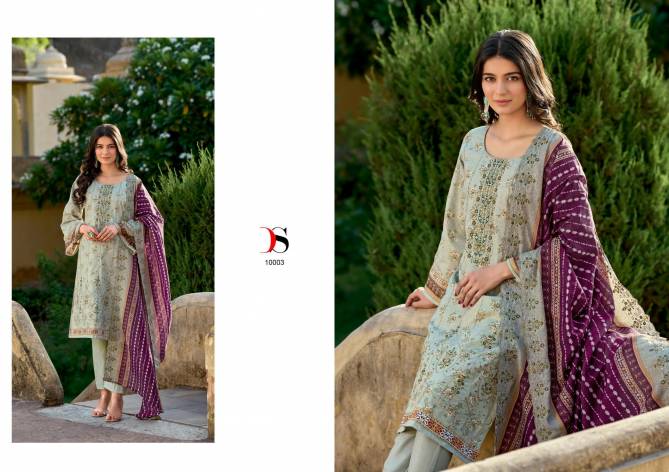 Bin Saeed 10 By Deepsy Suits Embroidery Cotton Pakistani Suit Wholesalers In Delhi